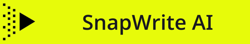 SnapWrite AI Logo